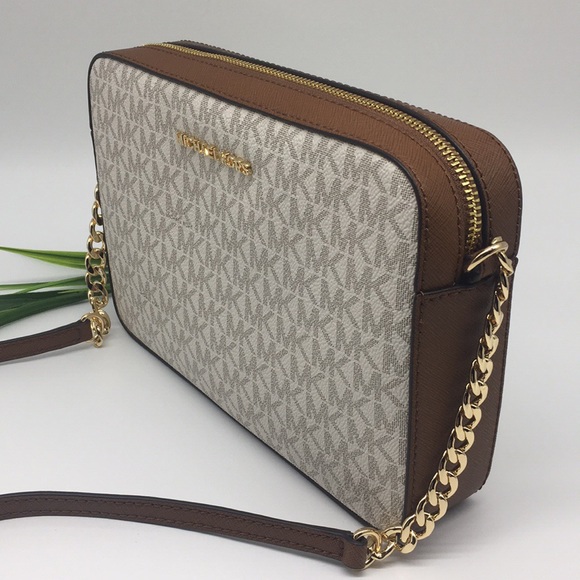 MICHAEL KORS LG EW CROSSBODY Bag Vanilla - Picture 6 of 8
